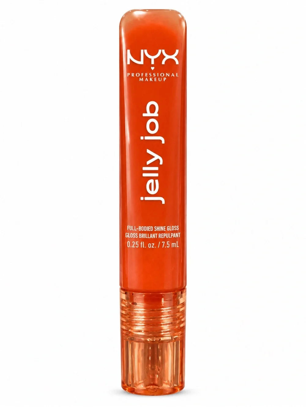 NYX JELLY JOB FULL-BODIED HIGH SHINE GLOSS IN ORANGE YA JELLY? 7.5ml BRAND NEW